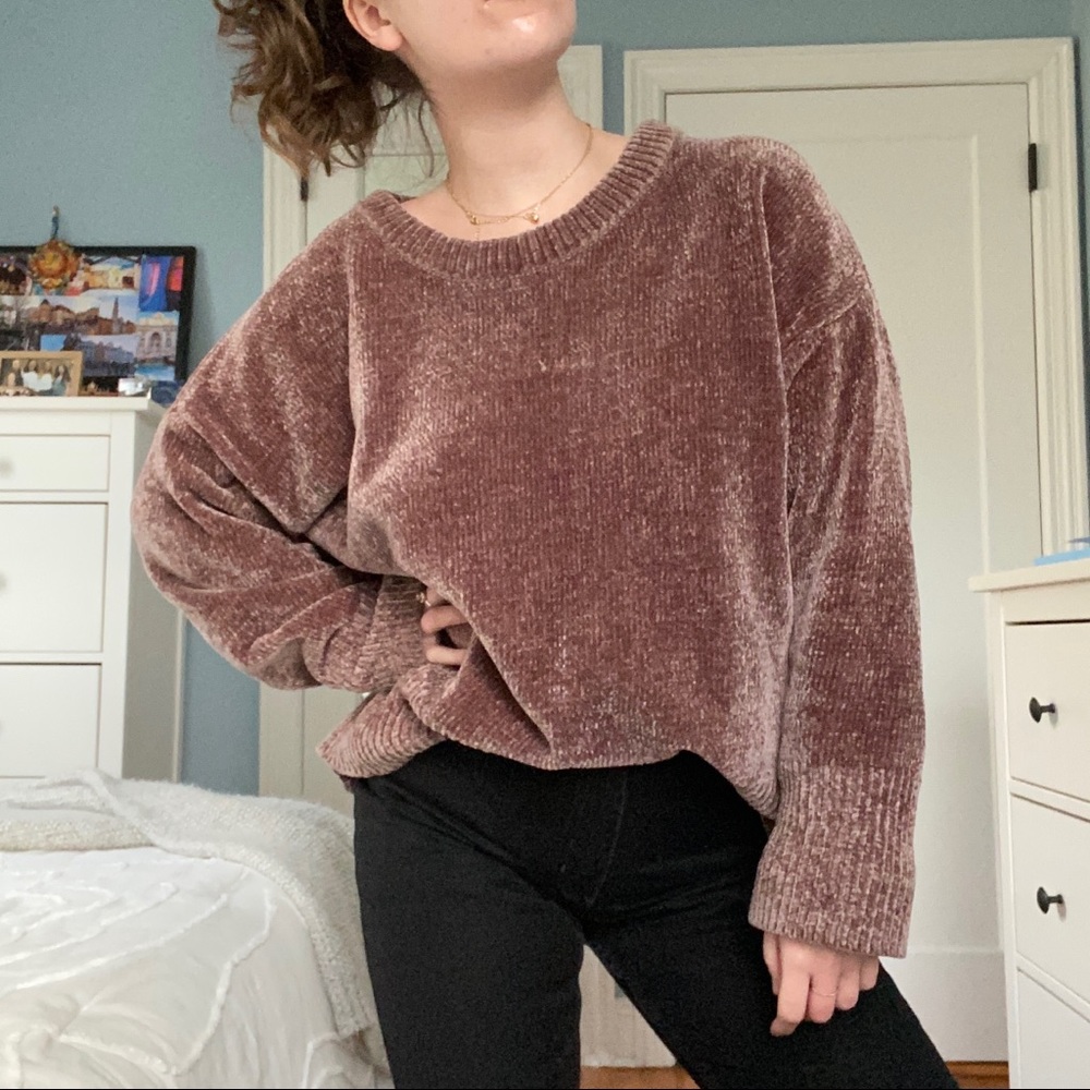 ZARA Oversized Chenille Sweater